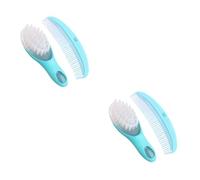 BESTonZON 2sets Detangle Comb Soft Brush Hairbrush Kit for Newborn Boy Girl Massage Hair Accessories