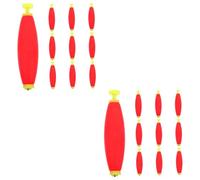 BESTonZON 2sets Eva Foam Fishing Floats Fishing Supplies for All Activities Durable and Stable 10pcs*2