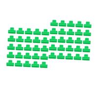 BESTonZON 2sets Greenhouse Clamp Clips for Tubes Durable Plant Holding Clips for Quick Attachment of Shade Cloth Netting Garden Covers for Veg Growing and Garden Arches 30pcs*2