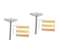 BESTonZON 2sets Handheld Fret Press Guitar Bass Tools Luthier Guitar Fret Inserts Music Instrument Tool Supply