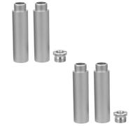 BESTonZON 2sets Microphone Extension Rod Adapter for Desk Mic Stand Arm Mic Desk Stand Extension Rod Extenders for Gaming Microphone and Vlogging Kit