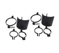BESTonZON 2sets Microphone Isolation Shield Mic Windshield Portable Vocal Booth for Recording Mic Shield Sheild Installation Clamp Accessories for Gaming