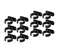 BESTonZON 2sets Mini Phone Microphone Desktop Mic Mount Sturdy Tabletop Mic Clamp Holder 6pcs*2