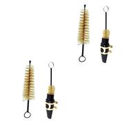 BESTonZON 2sets Sax Saxophone Whistle Supply Clamp Brush and Reed for Alto Sax Cleaning Brush Includes Ligature for Mouthpiece Cleaner and Saxophone and Clamp Maintenance