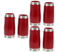 BESTonZON 3 Pairs Clarinet Adjustable Clarinet Barrel Tuning Tube Part Clarinet Tubes Clarinet Pitch Wind Instrument Tube B Flat Clarinet Component Musical Instrument Red Abs