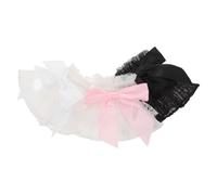 BESTonZON 3 Pairs Detachable Lace Wrist for Nail Art Photography with Elegant Bow Detail, Providing Enhanced Nail Presentation and Convenient Portability for Social Media Posts and Weddings