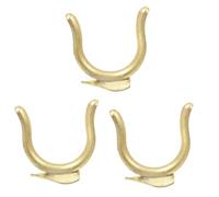 BESTonZON 3 Pcs Small Musical Instrument Accessories Trumpet Front Trumpet for Trumpet Accessories Trumpet Hook Thumb Hook Trumpet Supplies Copper Golden