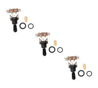 BESTonZON 3 Pcs Type Guitar Sound Pickup 3-gear Knob Jet Black Sound Pickup On-off Transducer Compatible 3-level Switch