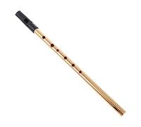BESTonZON 3 Pcs Whistle d Key Soprano Recorder for Beginner Musical Toy Clarinet Soprano Baroque 6 Hole Flute Recorder Educational Music Toy Musical Instrument Flute Golden Metal