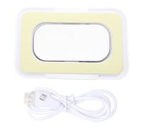 BESTonZON 3 Pcs Wipe Warmer Infant Diapers USB Batteries Baby Diaper Wipe Heater Wet Wipes Warmer Automotive Battery Auto Battery Wet Tissue Heater White Abs Portable Child Water Dispenser