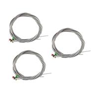 BESTonZON 3 Sets Bass Metal Strings Bright Sound and Fast Response for Bass Guitar Enthusiasts