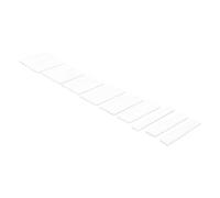 BESTonZON 3 Sets Guitar Fretboard Dot Stickers Electric Guitar Parts Inlay Decal Sticker Inlay Dots for Guitar DIY Fretboard Stickers Fretboard Parts Square Stickers White Natural Shell