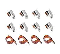 BESTonZON 3 Sets Metal Guitar Finger Pick Thumb and Finger Pick Guitar Accessories for Fingerstyle Playing