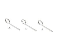 BESTonZON 3 Sets Metal Trumpet Finger Slide Replacement Accessory Set for Trumpet Players Musical Instrument Accessory