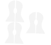 BESTonZON 3 Sets Ukulele Pickguard No-glue Protection Guard for Ukulele Use for Practice and Teaching