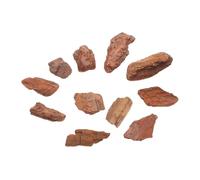 BESTonZON 30-50mm Natural Pine Bark Chips for Diorama Scenery Miniature Landscape Materials for Fairy Gardens and Railway Models 100g Handmade Bark for Micro Landscape Decoration