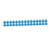 BESTonZON 30 Pcs Potentiometer Knob Guitar Sound Knob Bass Amplifier Guitar Turn Knob Electric Guitar Knob Guitar Knob Replacement Tone Speed Control Knobs Volume Control Knob Blue Acrylic
