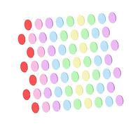 BESTonZON 300Pcs Transparent Bingo Markers Game Chips for Gambling and Math Learning Colorful Counting Counters for Board Games and Housie Practical Reward Chips Random Color