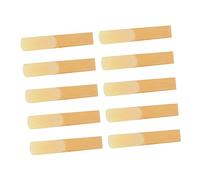 BESTonZON 30pcs Clarinet Reeds for Beginners Traditional Saxophone Reeds Instrument Accessories for Practice