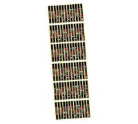 BESTonZON 30pcs Fretboard Labels Sticker Easy Install Note Map for Acoustic Electric Guitar Decals for Suitable for All String Instruments Black