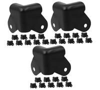 BESTonZON 30pcs Iron Speaker Corner Protectors Box Edge Guard Cabinet Corner Covers Antique Style Sturdy Protection
