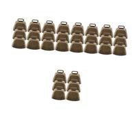 BESTonZON 30pcs Metal Cow Bells for Dogs Sports Rustic Noise Makers for Cattle Sheep Horse Vintage Bells