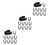BESTonZON 30pcs Microphone Cable Clips Mic Cable Holders for Ktv Stage Use Lightweight Portable Organizers Design for Mic Stand Management