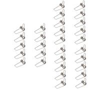 BESTonZON 30pcs Silver Trumpet Key Springs Easy to Install Drain Clique Components for Wind Instruments Portable Replacement Accessories for Trumpet Maintenance