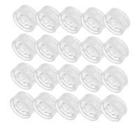 BESTonZON 30pcs Transparent Guitar Effect Pedal Knobs with Nonslip Footswitch Caps Plastic Protection Covers for Electric Guitar Effect Pedal Buttons Secure Fit for Stable Control and