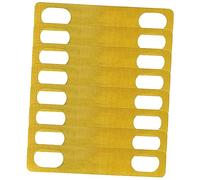 BESTonZON 32 Pcs Guitar Neck Gasket Bass Neck Shim Thickened Shims for Musical Bass Instrument Durable Guitar Neck Shims Guitar Neck Cradle Guitar Neck Parts Guitar Accessories Golden Brass