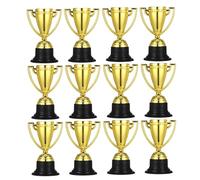 BESTonZON 32pcs Mini Plastic Trophies for Participation Cups Award Prizes for School Competitions Kindergarten Sports Party Favors Easy to Clean and Store