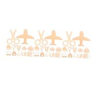 BESTonZON 36 Pcs Grasping Wood Chips Wooden Milestone Chip Photography Prop Commemorative Photo Prop Milestone Cards Photo Props One-Year-Old Zhuajiu Decorate Newborn Cute