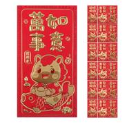 BESTonZON 36Pcs 2026 Year of The Horse Red Envelopes Set with Embossed Foil Chinese New Year Lucky Money Packets for Spring Festival Wedding and Lunar Celebrations