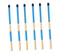 BESTonZON 3pairs Jazz Drum Brush Sticks Replacement Pack Wooden Rod Frame Drum Sticks Brush for Acoustic