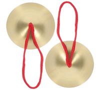 BESTonZON 3pairs Little Hands Musical Toys Year Old Boys and Girls Cymbals for Boys and Girls Handles Finger Instruments Professional Cymbal