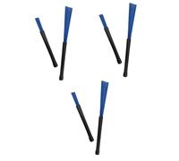 BESTonZON 3pairs Loop End Drum Brush Cleaning Tool for Jazz Drum Stick Etrachable Handle Smooth Grip Jazz Drummers Essential Accessory