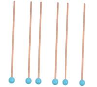 BESTonZON 3pairs Maple Rod Xylophone Marimba Hammer Sticks for Keyboard Mallets for Percussion Instruments for Music Practice and Performance