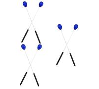 BESTonZON 3pairs Wool Drumstick Percussion Sticks Hammer for Instrument Parts for Drumming Accessories and Boys and Girls Drum Sticks