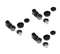 BESTonZON 3pcs 3 1 3-in-1 Wide Angle Macro Fisheye Lens for 6s/6 Air 2/1 Mini 3/2 Total Compatibility Professional Phone Camera Accessory