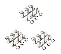 BESTonZON 3pcs Acoustic Guitar Tuning Key Pegs Metal Square Button A Guitar Tuner Keys and Tuning Machine Head Use String