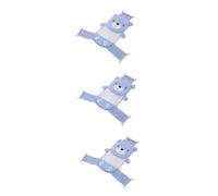 BESTonZON 3pcs Adjustable Boy Girl Shower Net Safety Bathing Net for Bath Seat Support for Bath Toddlers