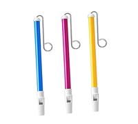 BESTonZON 3pcs Air Flute Whistle Musical Instrument Toy Music Toy Slide Whistle Blowing Toy Brain Toy Toys Creative Musical Toy Safe Zinc Alloy Puzzle The Slide Child