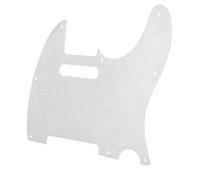 BESTonZON 3pcs Aluminium Alloy Guitar Pickguard Scratch Plate Fits Usa Mexican Guitars Silver Pickguard Material