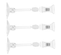 BESTonZON 3pcs Aquarium Feeding Clamps Suction Cups Abs Plastic Clips for Fish Tanks, Versatile Aquarium Accessories Promoting Varied Diet, for Vegetables and Fish
