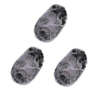 BESTonZON 3pcs Artificial Fur Microphone Windshield Cover Compatible for Rode Videomic Pro Microphone Wind Muff for Outdoor Recording