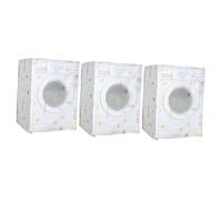 BESTonZON 3pcs Automatic Washing Machine Cover Peva Washing Machine Case Protector for Home Use Dust Cover Protects Washer from Dust and Scratches Dimensions