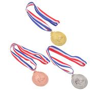 BESTonZON 3pcs Basketball Medals Award Medals for Student Achievement Competitions Durable for Awards Ceremonies and Sports Events