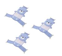 BESTonZON 3pcs Bath Seat for Boy Girl Bath Support Months Plus Bathing Net Lightweight Portable