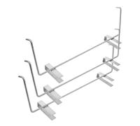 BESTonZON 3pcs Beekeeping Frame Holder Stainless Steel Beehive Shelf Support for Hive Inspection and Honey Pouring Space-saving Beekeeper Equipment Tool