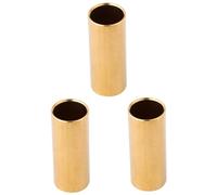 BESTonZON 3pcs Brass Guitar Slide for Electric Guitars Metal Slide Finger Sleeve Slider Bottleneck for Finger Stretcher
